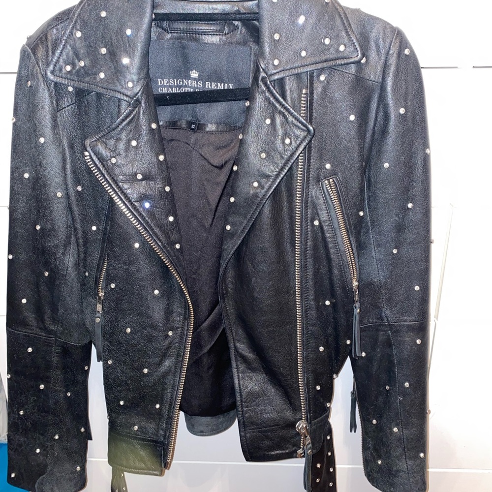 Studded leather jacket - Picture 2 of 4